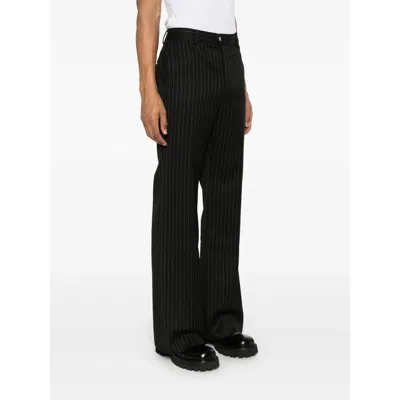 Midnight Rodeo Pinstripe Flared Trousers