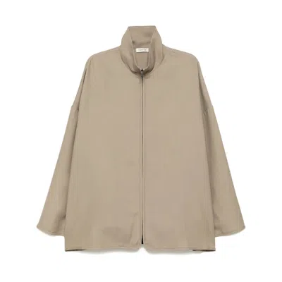 Fear Of God Dusty Beige Wool Jacket With High Collar Men