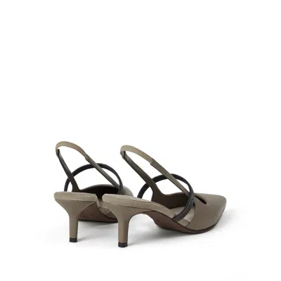 Shop Brunello Cucinelli Brown Pumps
