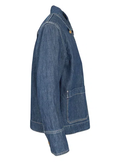 's Max Mara Cotton Denim Jacket Jackets Blue