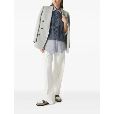 Brunello Cucinelli Contemporary Loose Trousers In Gray