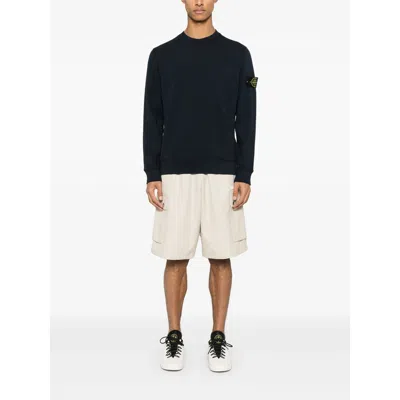 Stone Island 5100052 Organic Cotton With Nylon In Blue