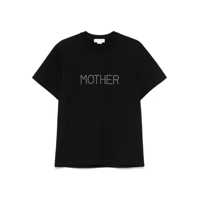 Stella Mccartney Crew Neck Studded Lettering Top