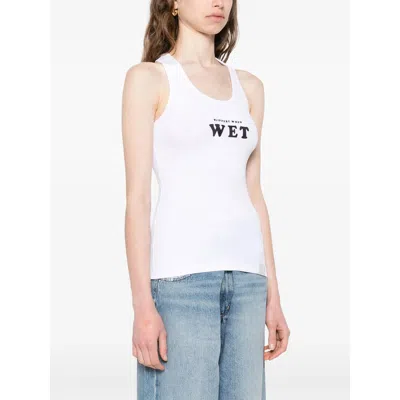 Stella Mccartney Rubberised Slogan-print Tank Top