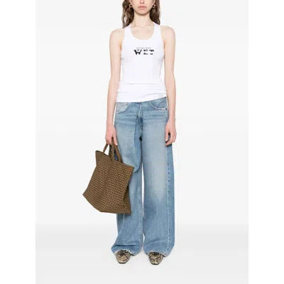 Stella Mccartney Rubberised Slogan-print Tank Top