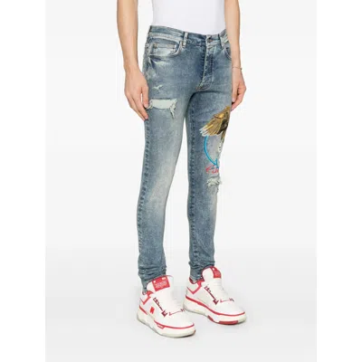 Amiri Pegasus Distressed Skinny Jeans