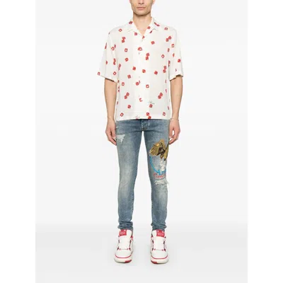 Amiri Pegasus Distressed Skinny Jeans
