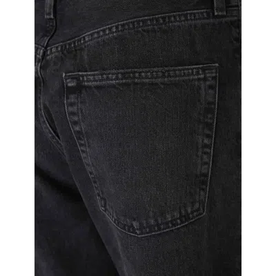 Agolde Blue Jeans With High Waist And Logo Patch On The Rear