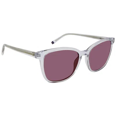 Tommy Hilfiger Burgundy Rectangular Ladies Sunglasses Th 1723/s 0900 54