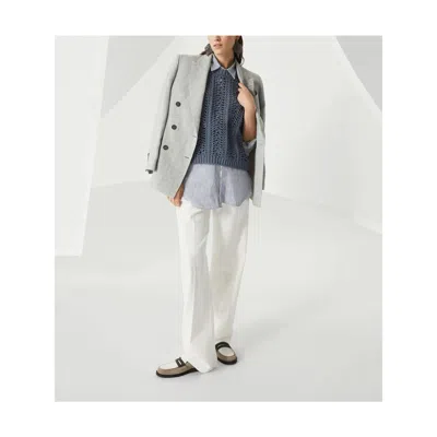 Brunello Cucinelli Linen Double-breasted Jacket