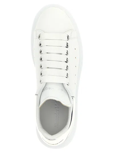 Alexander Mcqueen Larry Sneakers Silver In White