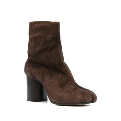 Maison Margiela 80mm Tabi Suede Ankle Boots