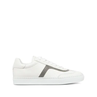 Brunello Cucinelli Monili Leather Sneakers