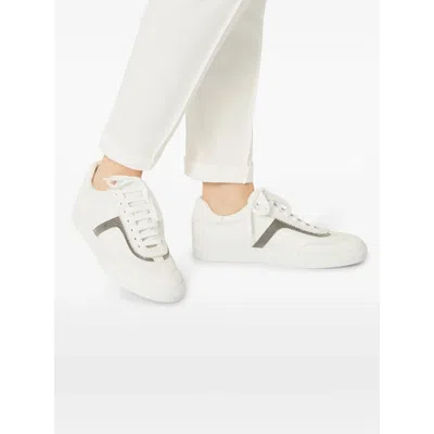 Brunello Cucinelli Monili Leather Sneakers
