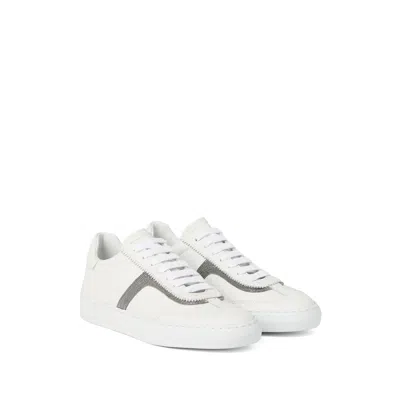 Brunello Cucinelli Monili Leather Sneakers