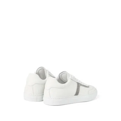 Brunello Cucinelli Monili Leather Sneakers