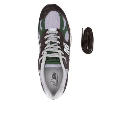 New Balance Suede And Mesh Panel Sneakers