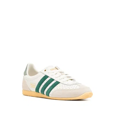 Adidas Originals Womens Offwhite Collegiate Gree Japan Leather Low-top Trainers