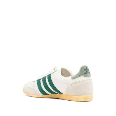 Adidas Originals Womens Offwhite Collegiate Gree Japan Leather Low-top Trainers