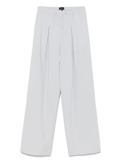 Theory Pleated Crepe Trousers