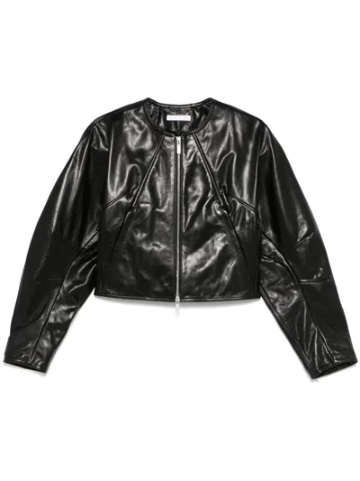 Helmut Lang Women's Articulated Waxed Leather Jacket