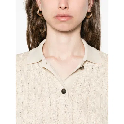 Brunello Cucinelli Cable-knit Polo Shirt