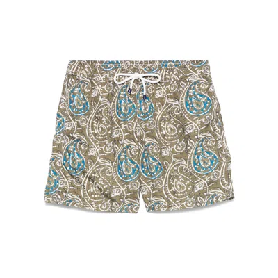 Lady Anne Paisley-print Swim Shorts