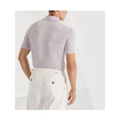 Brunello Cucinelli Linen Polo Shirt