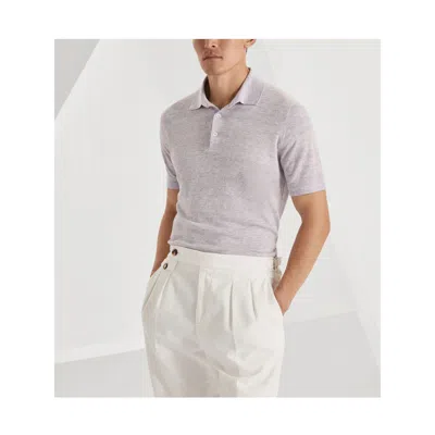 Brunello Cucinelli Linen Polo Shirt
