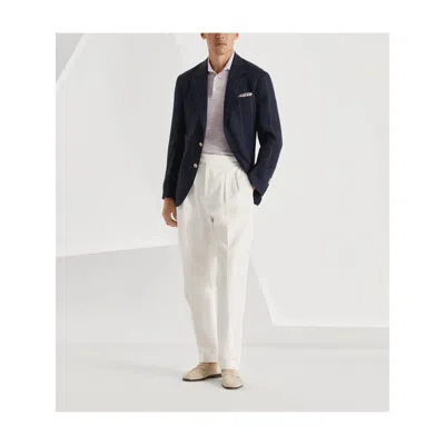Brunello Cucinelli Linen Polo Shirt