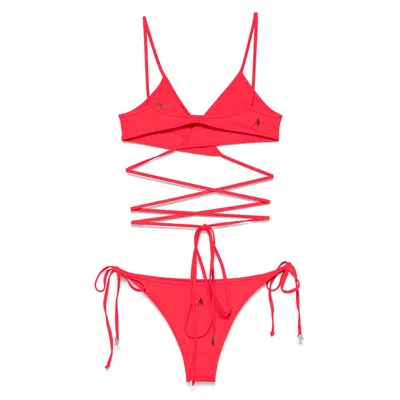 Attico Wrap-around Straps Triangle Top Bikini