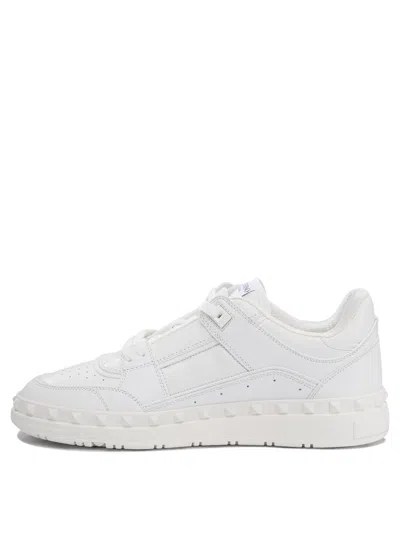 Valentino Leather Freedots Sneakers Studded Detailing