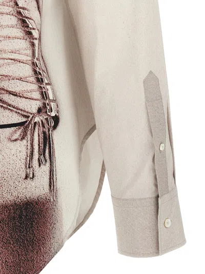 Shop Jean Paul Gaultier The Tompe-l Shirt And Blouse Multicolor