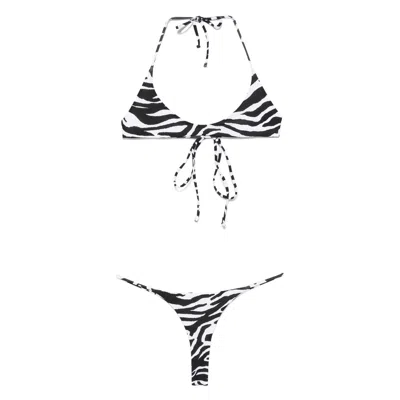 Shop Attico White  Black Beachwear