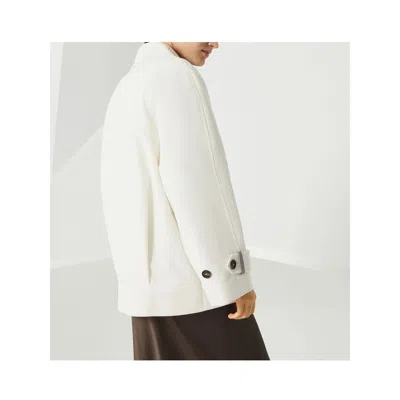 Brunello Cucinelli Double-breasted Blazer Blazer And Suits White In White