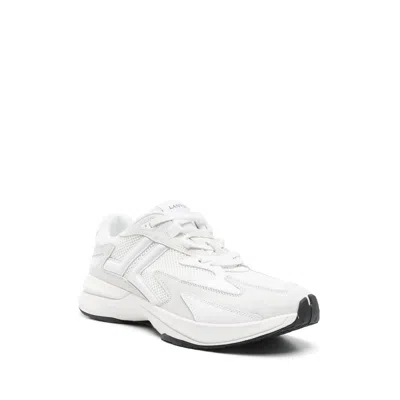 Lanvin Mesh Jla Sneakers In White
