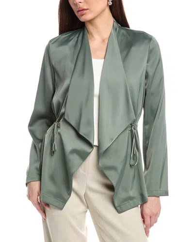 ANNE KLEIN DRAPE FRONT CARDIGAN 