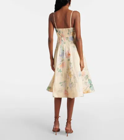 Zimmermann Women's Illuminate Picnic Linen Midi Dress