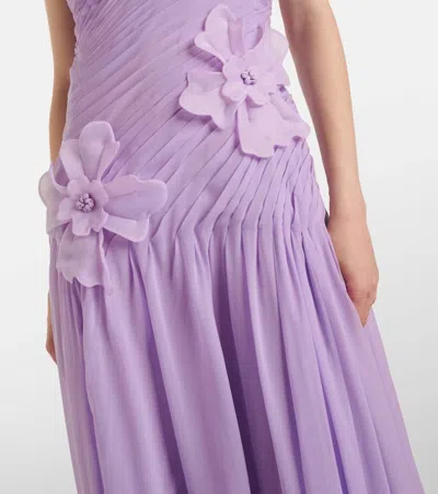 Leo Lin Amya Petal Gown In Purple
