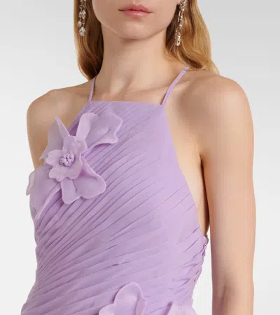 Leo Lin Amya Petal Gown In Purple