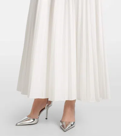 Simkhai Womens White Arie Bustier Cotton-blend Midi Dress