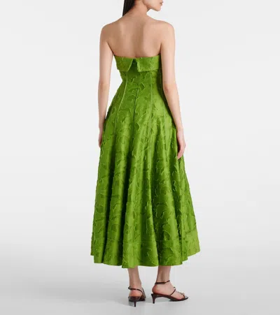 IMOGEN提花紧身胸衣式连衣裙