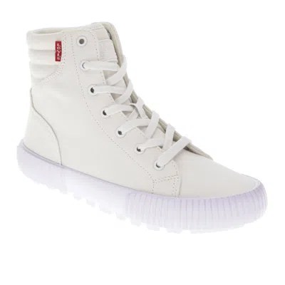 LEVI'S WOMENS OLIVIA CVS MONO CASUAL LACE UP HIGHTOP SNEAKER SHOE 