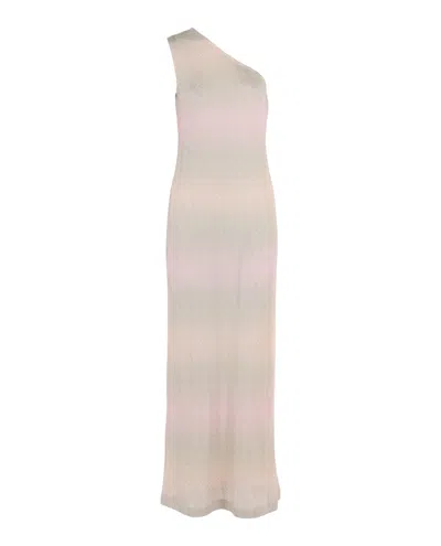 M Missoni One-shoulder Maxi Dress