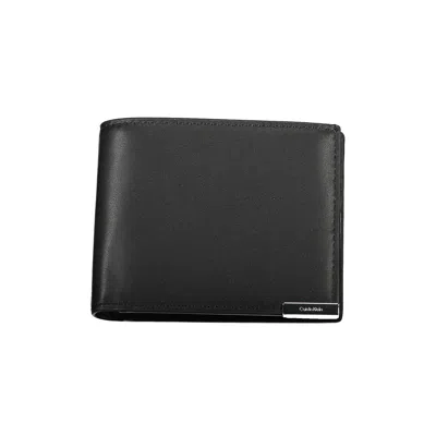 Calvin Klein Sleek Black Rfid-secure Wallet With Coin Purse
