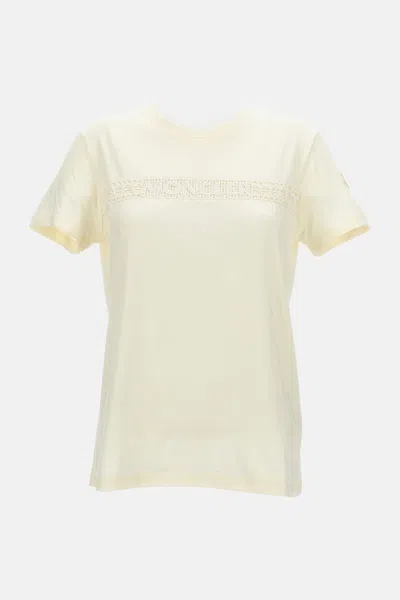 Moncler Ss T-shirt In Yellow