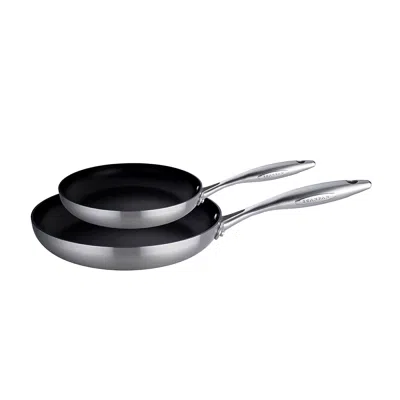 Scanpan Ctx 2 Piece Nonstick Fry Pan Set, 8" & 10.25", Stainless