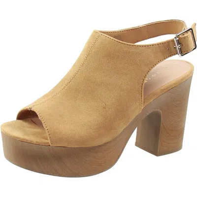 Sun + Stone Women's Jimmiee Peep Toe Block Heel Platform Shooties, Created For Macy's In Multi