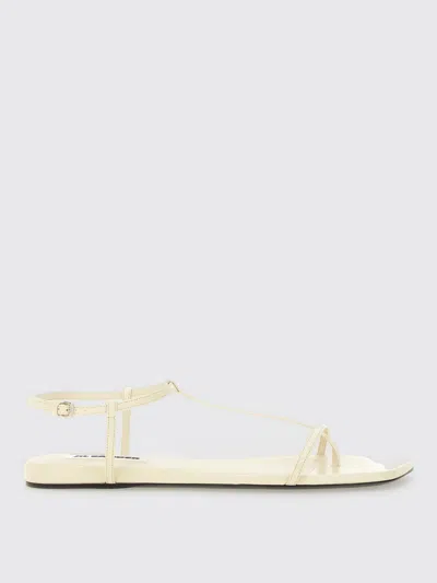 Jil Sander New Tripon 2 Buckled Sandals In White