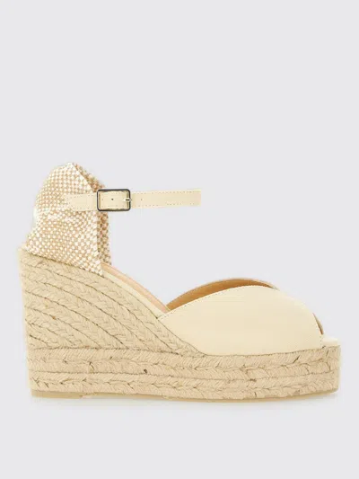 Castañer Bianca Raffia Wedge Espadrilles